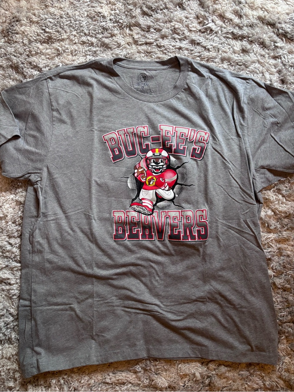 Buc-ee’s Football T-Shirt